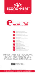 Econo-Heat ecare Guide D'utilisation