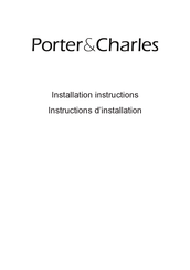 Porter&Charles DWTPC10FI Instructions D'installation