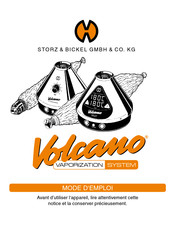 Storz & Bickel Volcano Mode D'emploi