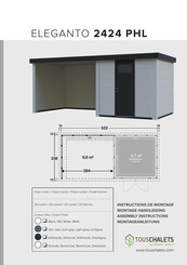 TOUS CHALETS ELEGANTO 2424 PHL Instructions De Montage