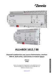 Zennio ALLinBOX 1612 Manuel D'utilisation