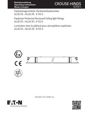 Eaton CROUSE-HINDS 4 eLLB 20 4x36 V-CG-S Mode D'emploi