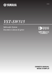 Yamaha YST-SW515 Mode D'emploi