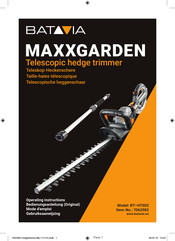 Batavia MAXXGARDEN BT-HT002 Mode D'emploi