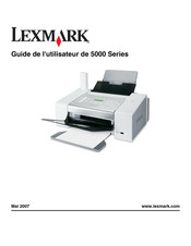 Lexmark 5000 Série Guide De L'utilisateur