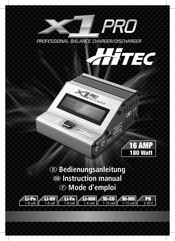 HITEC X1 PRO Mode D'emploi