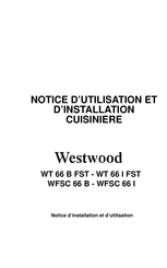 Westwood WFSC 66 B Notice D'installation Et D'utilisation
