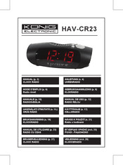 König Electronic HAV-CR23 Mode D'emploi
