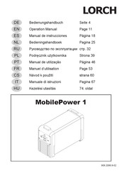 LORCH MobilePower 1 Manuel D'utilisation
