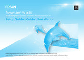 Epson PowerLite W16SK Guide D'installation