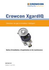 Crowcon XgardIQ Notice D'installation