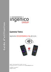 Ingenico TETRA Série Guide D'utilisation