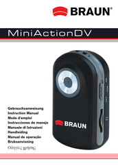Braun MiniActionDV Mode D'emploi
