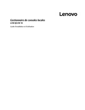 Lenovo LCM 8 Guide D'installation Et D'utilisation