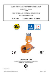Le Las HURLEUR+FLASH SGV218AC21CA Guide D'installation Et D'utilisation