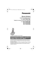 Panasonic KX-TG2522BL Manuel Utilisateur
