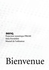 Benq Portabilité Série Manuel De L'utilisateur