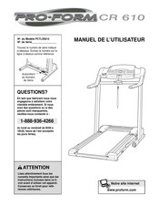 Pro-Form PCTL55810 Manuel De L'utilisateur