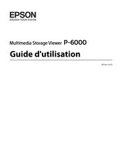 Epson P-6000 Guide D'utilisation