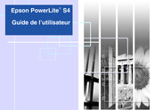 Epson PowerLite S4 Guide De L'utilisateur