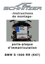 AC Schnitzer S700306-F15 Instructions De Montage