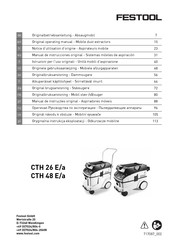 Festool CTH 48 E/a Notice D'utilisation