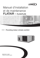Lennox FLATAIR FLHK 12 Manuel D'installation Et De Maintenance