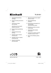 EINHELL TC-JS 60/1 Instructions D'origine