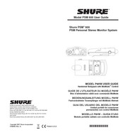 Shure P6HW Guide De L'utilisateur