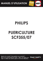 Philips AVENT SCF355 Manuel D'utilisation