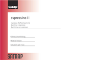 Satrap Espressino II Mode D'emploi