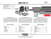 Lincoln Electric MIG-PAK 15 Manuel De L'opérateur