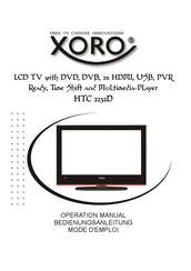 Xoro HTC 2232D Mode D'emploi