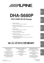 Alpine DHA-S680P Mode D'emploi