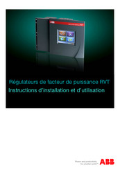 ABB RVT6 Instructions D'installation Et D'utilisation