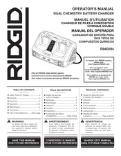 RIDGID R840094 Manuel D'utilisation