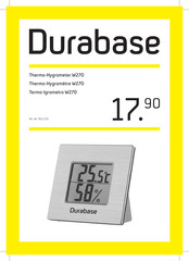 Durabase W270 Mode D'emploi