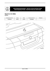 Saab 12 833 679 Instructions De Montage