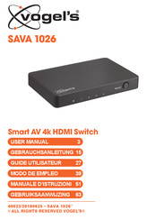 Vogel's SAVA 1026 Guide Utilisateur