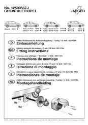 Jaeger 12500567J Instructions De Montage