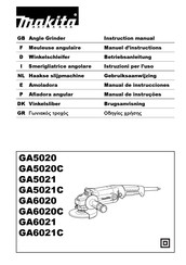 Makita GA5021 Manuel D'instructions