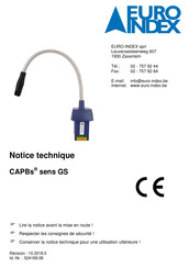 Euro-index CAPBs sens GS Notice Technique