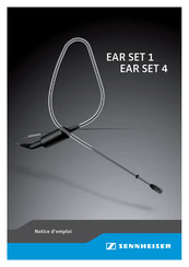 Sennheiser EAR SET 1 Notice D'emploi