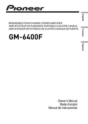 Pioneer GM-6400F Mode D'emploi
