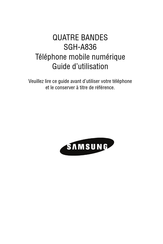 Samsung SGH-A836 Manuel D'utilisation