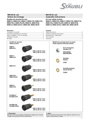 Staubli SEB4-E Notice De Montage