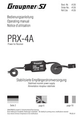 GRAUPNER SJ PRX-4A Notice D'utilisation