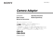 Sony CMA-D3CE Mode D'emploi