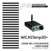 Audiophony PA WICASTamp30+ Guide De L'utilisateur