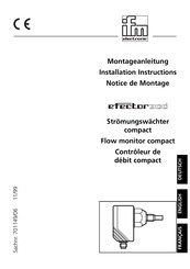 IFM Electronic efector300 704945 Notice De Montage